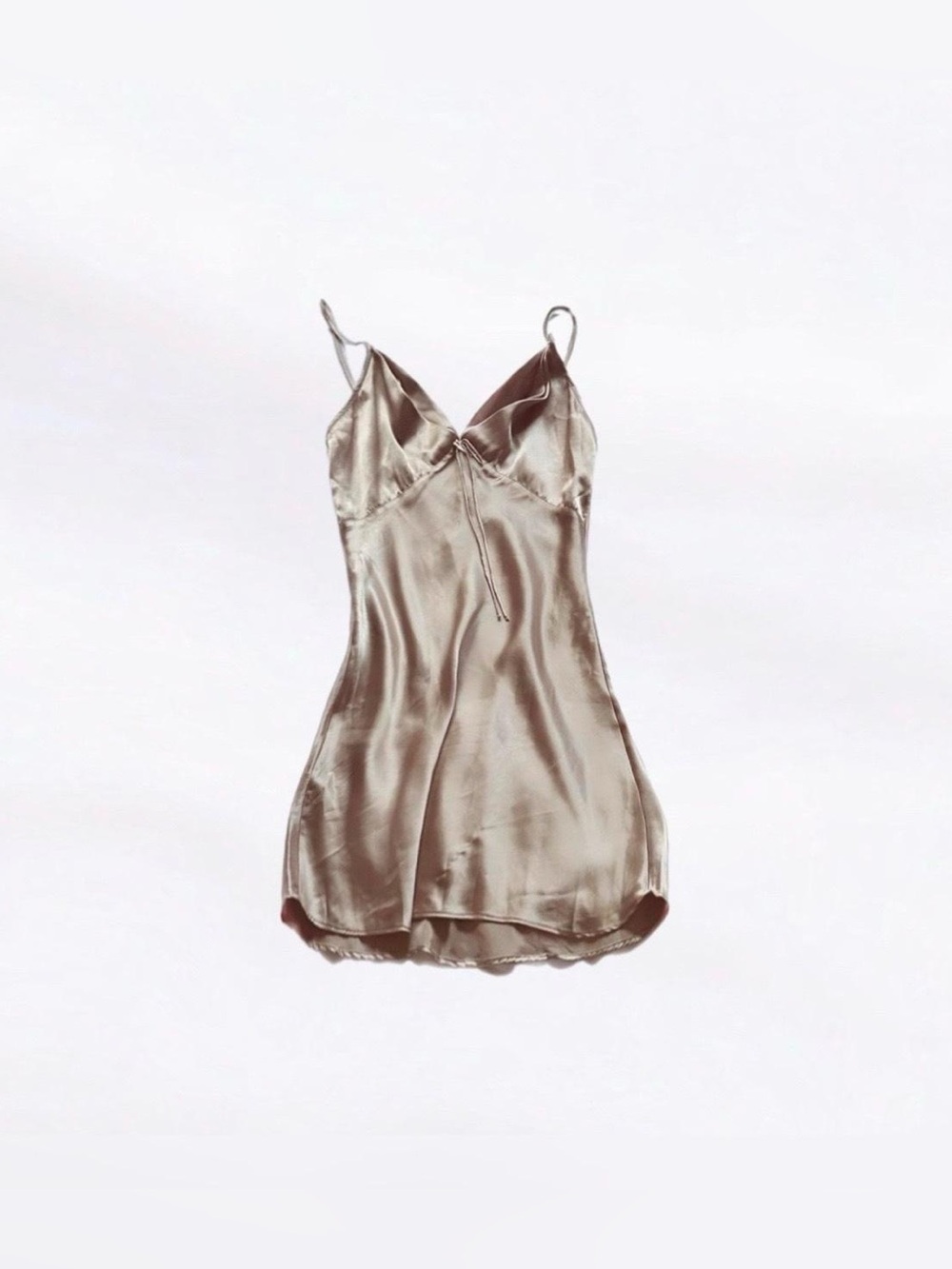 pink k ⋆ satin slip dress